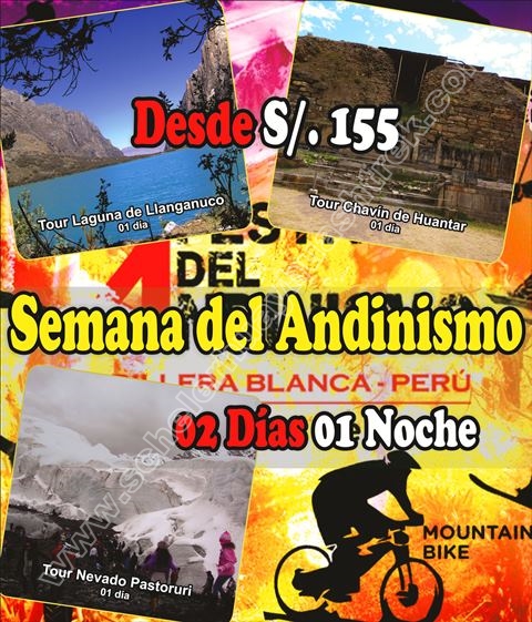 Semana del Andinismo Huaraz 02 días - 01 noche